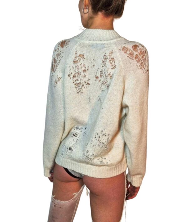 Sudd alpaka white sweater